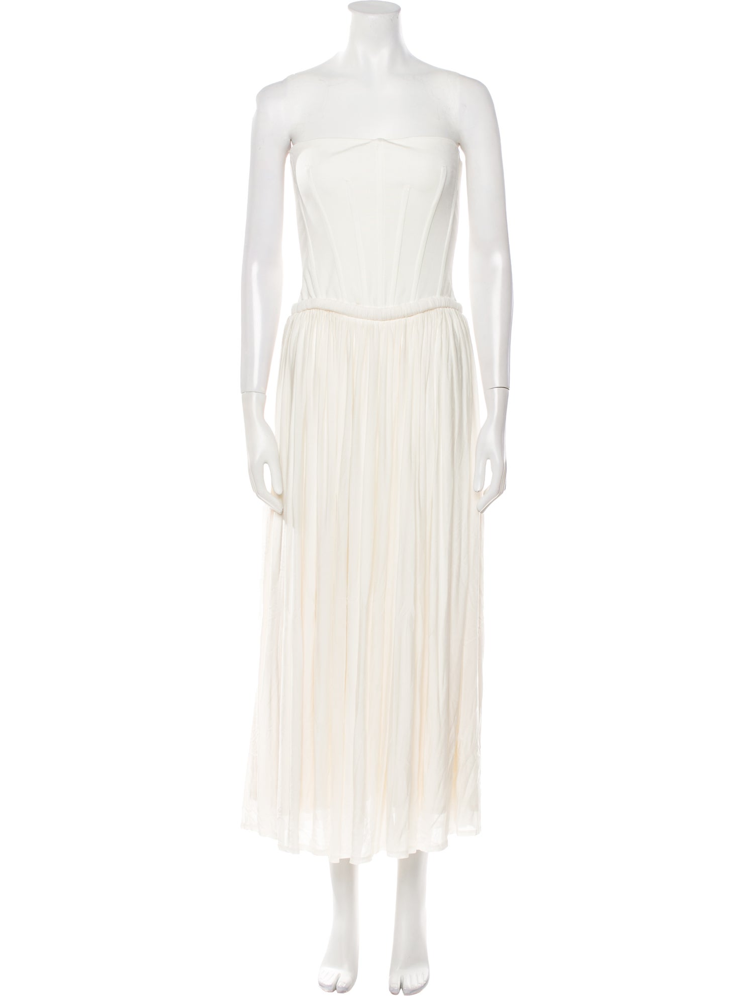 Simkhai Strapless Midi Length Dress w/ Tags