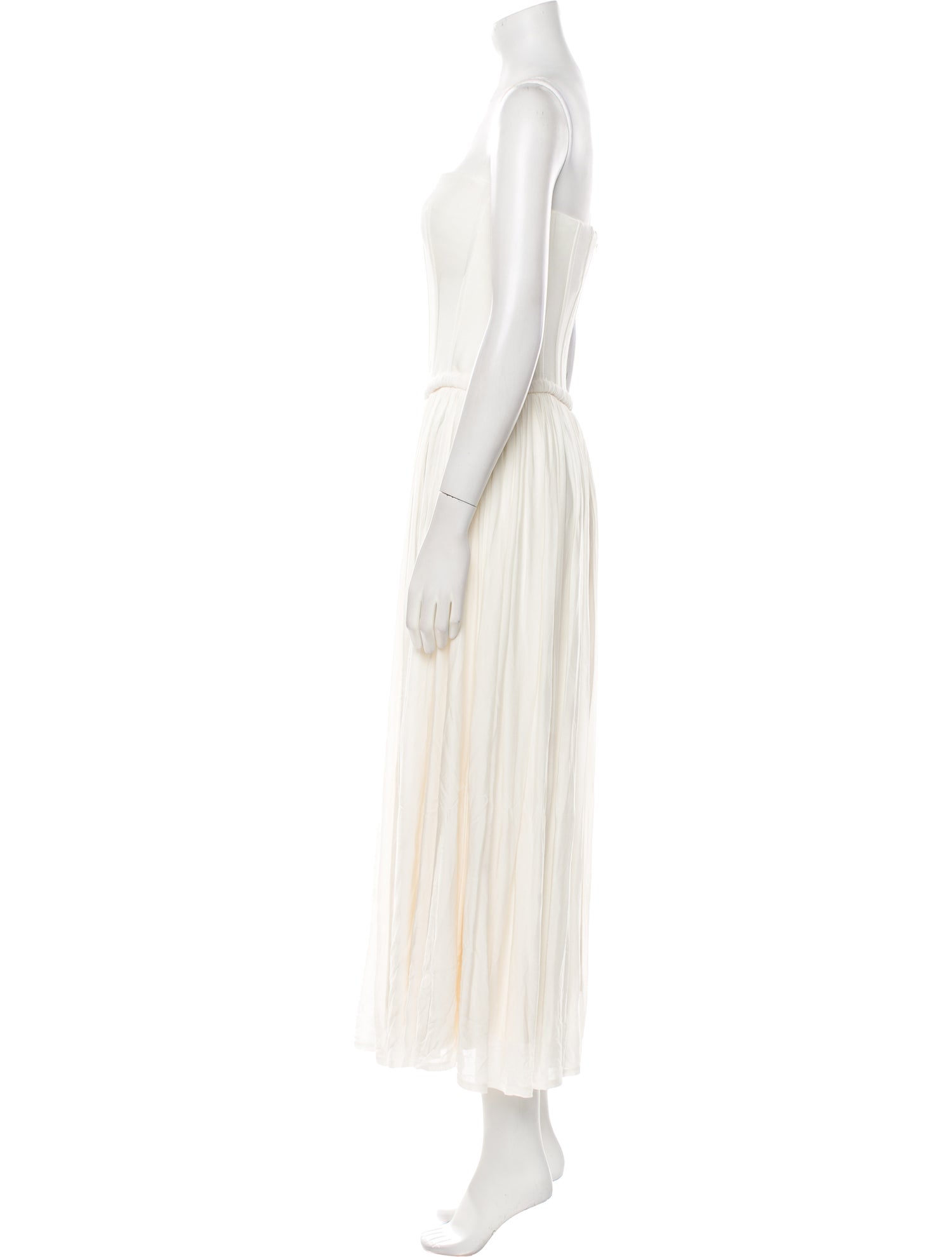 Simkhai Strapless Midi Length Dress w/ Tags