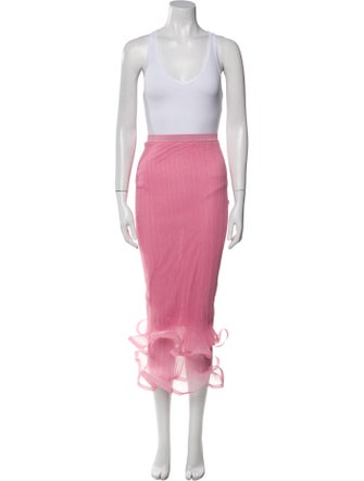 Simkhai Ruffle Embellishment Skirt Set