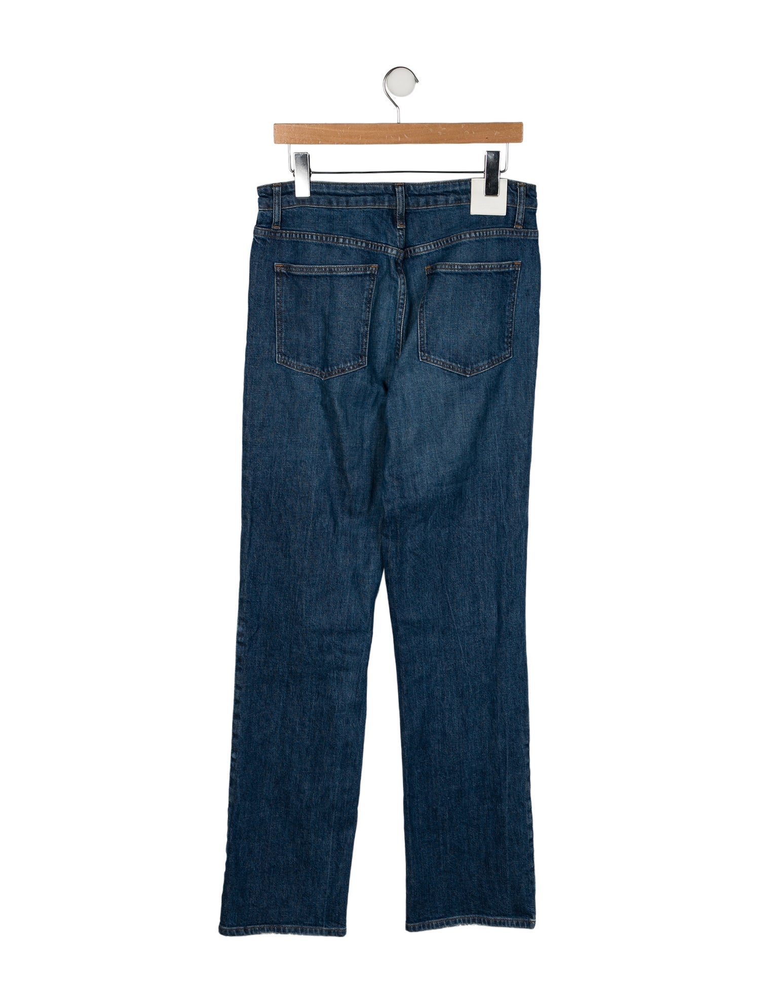 Simkhai High-Rise Straight Leg Jeans