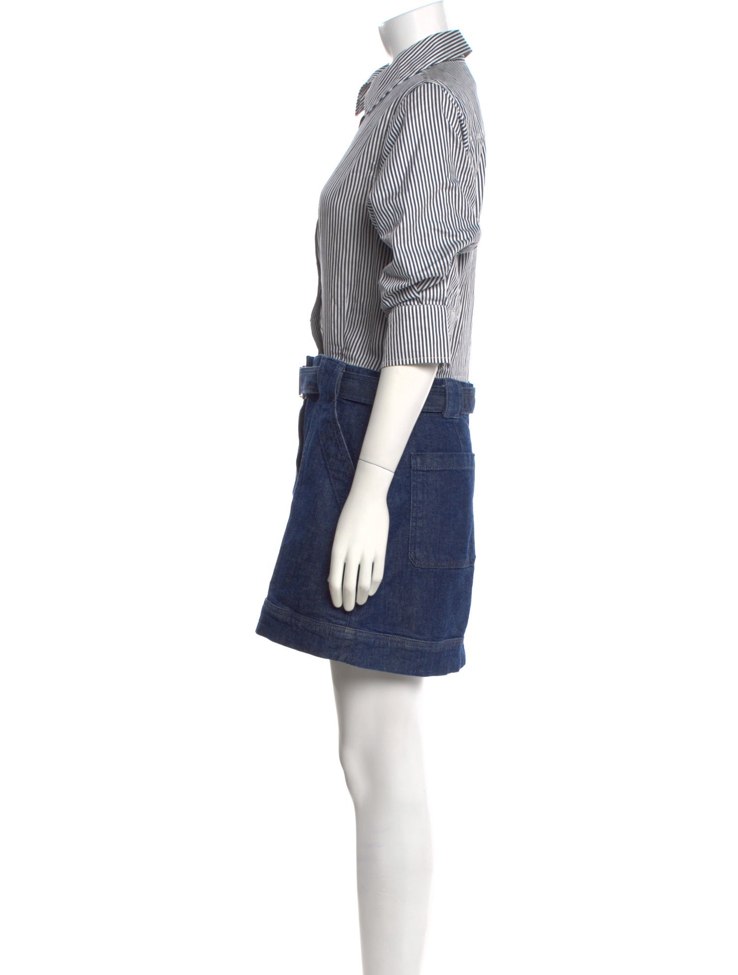 Simkhai Striped Mini Dress