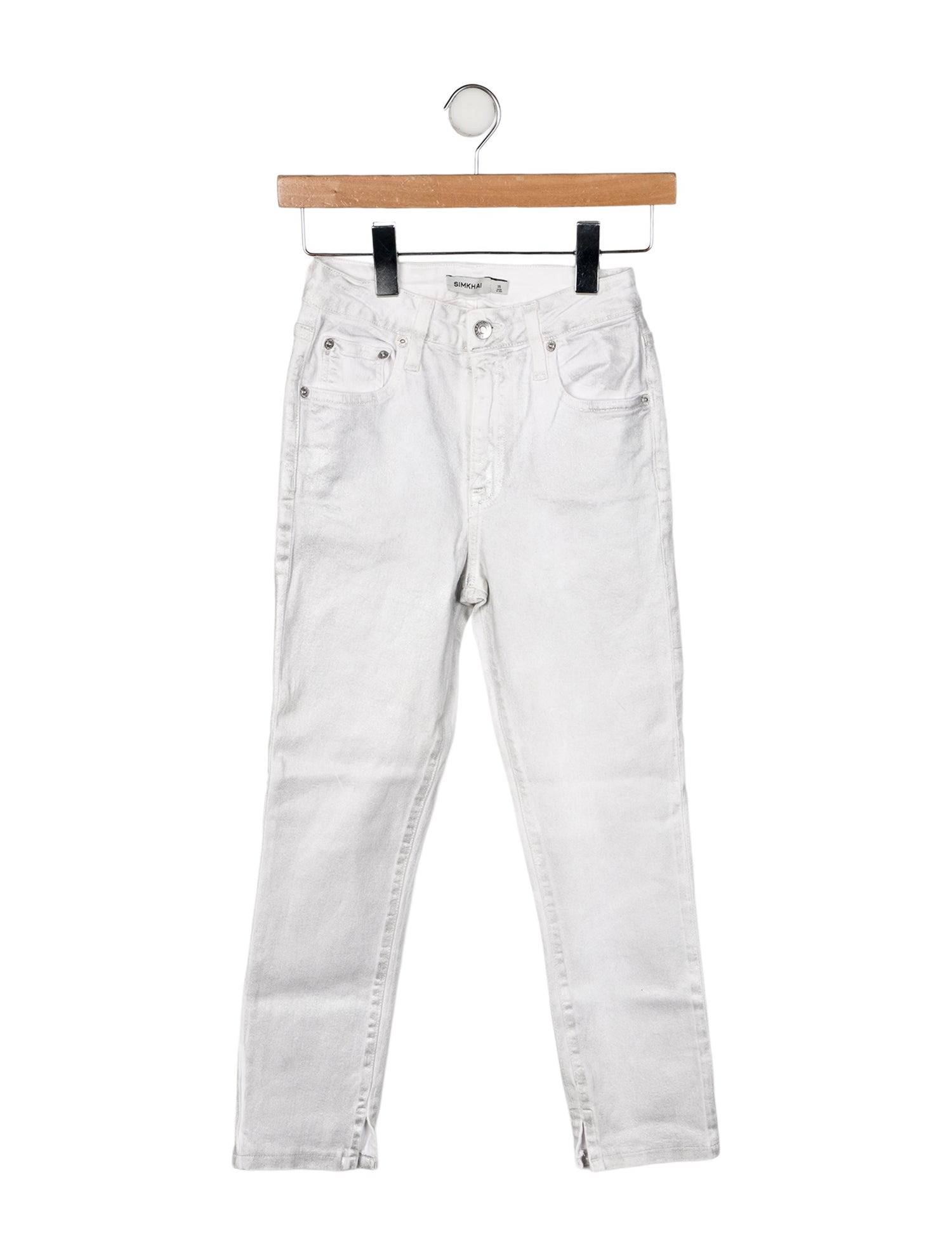 Simkhai Mid-Rise Straight Leg Jeans