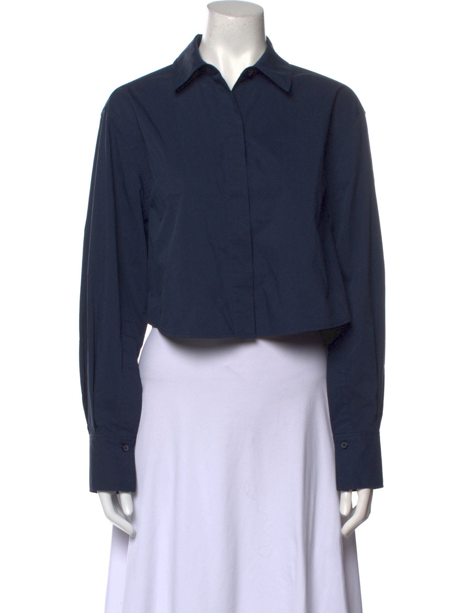 Simkhai Long Sleeve Crop Top