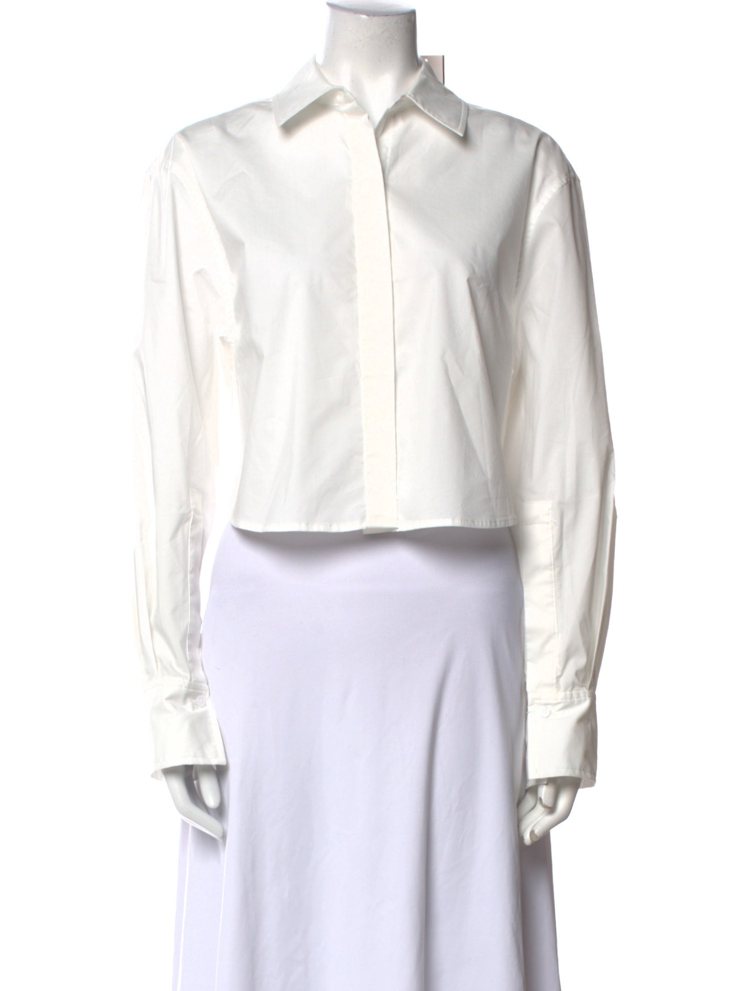 Simkhai Long Sleeve Crop Top