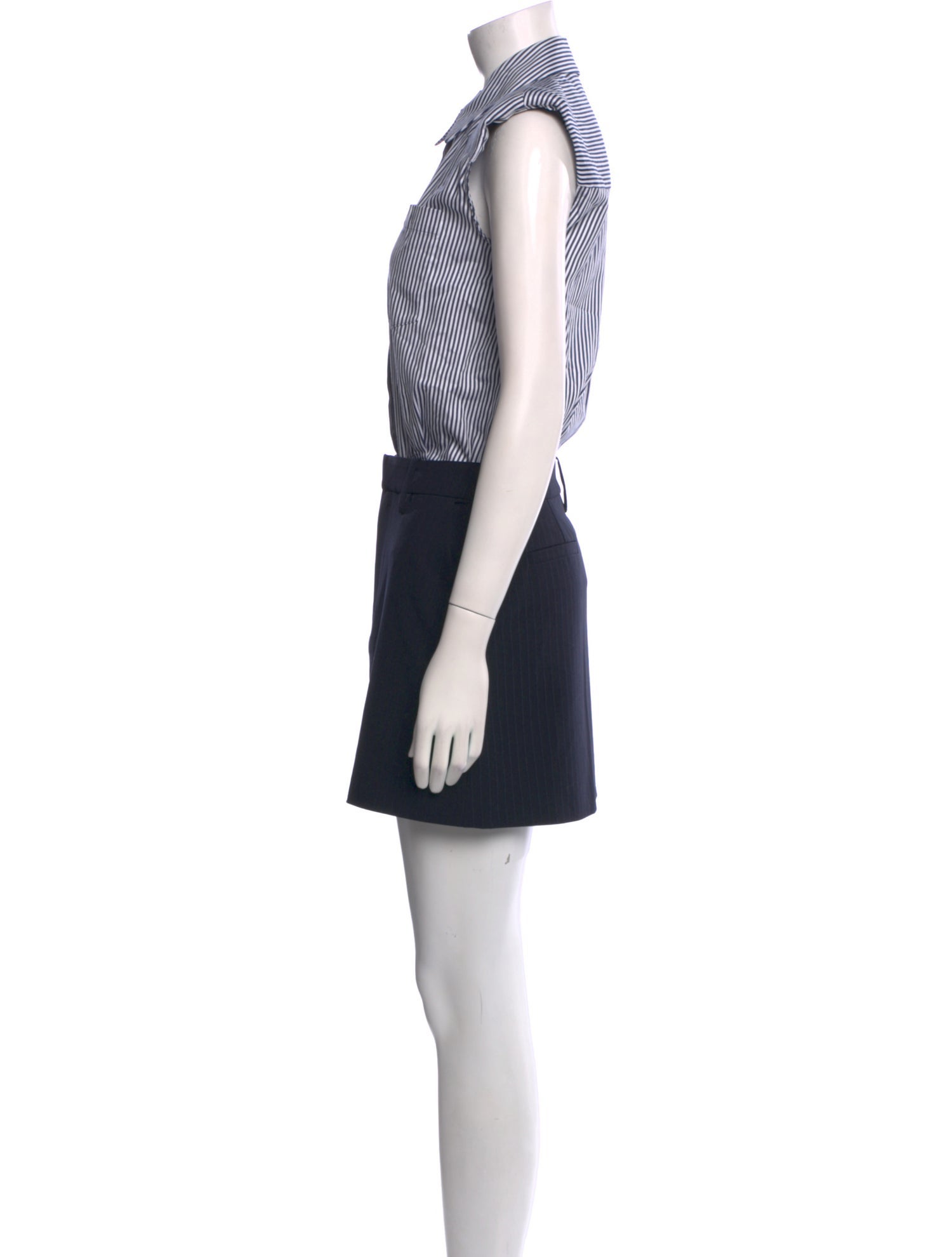 Simkhai Colorblock Pattern Mini Dress