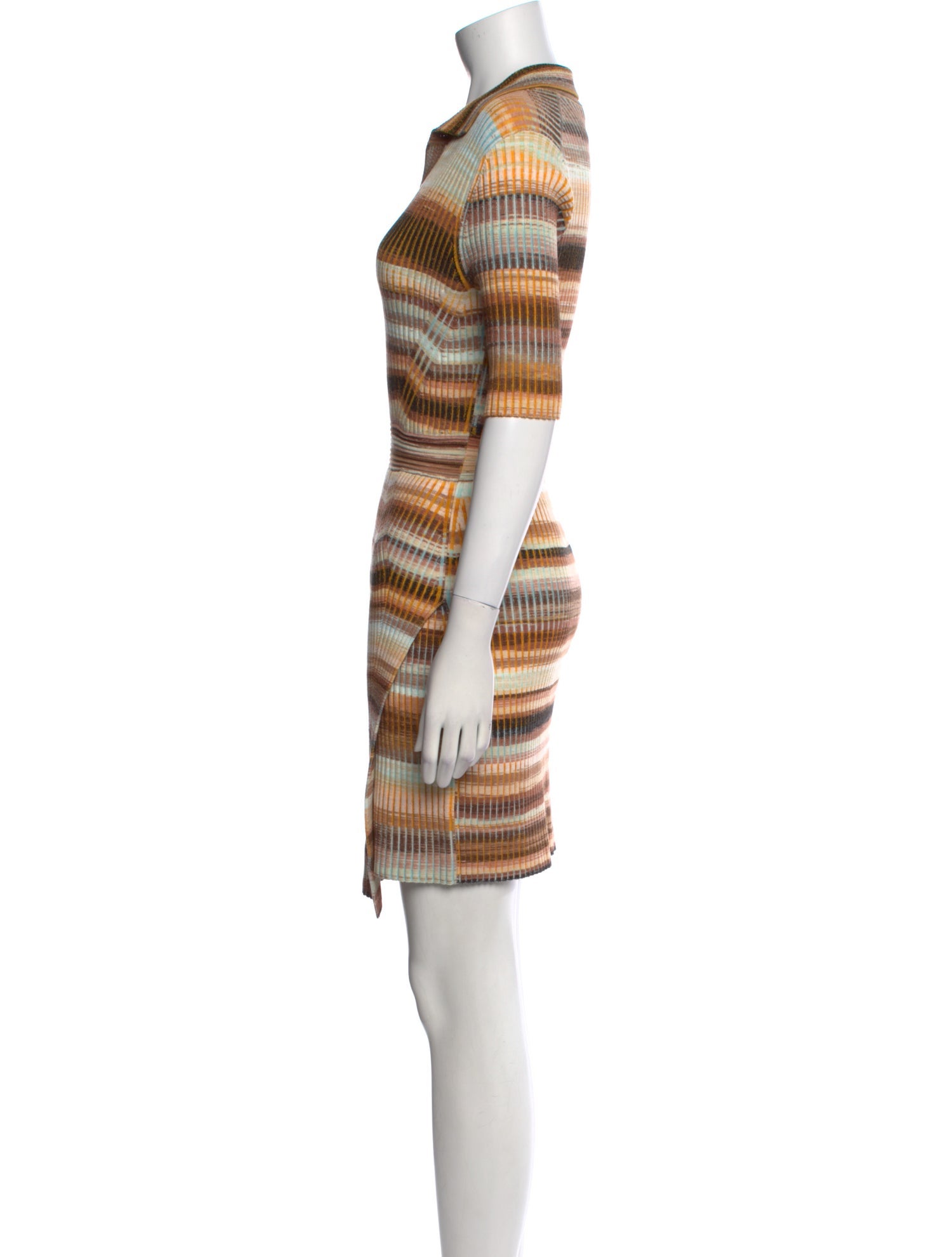 Simkhai Striped Mini Dress