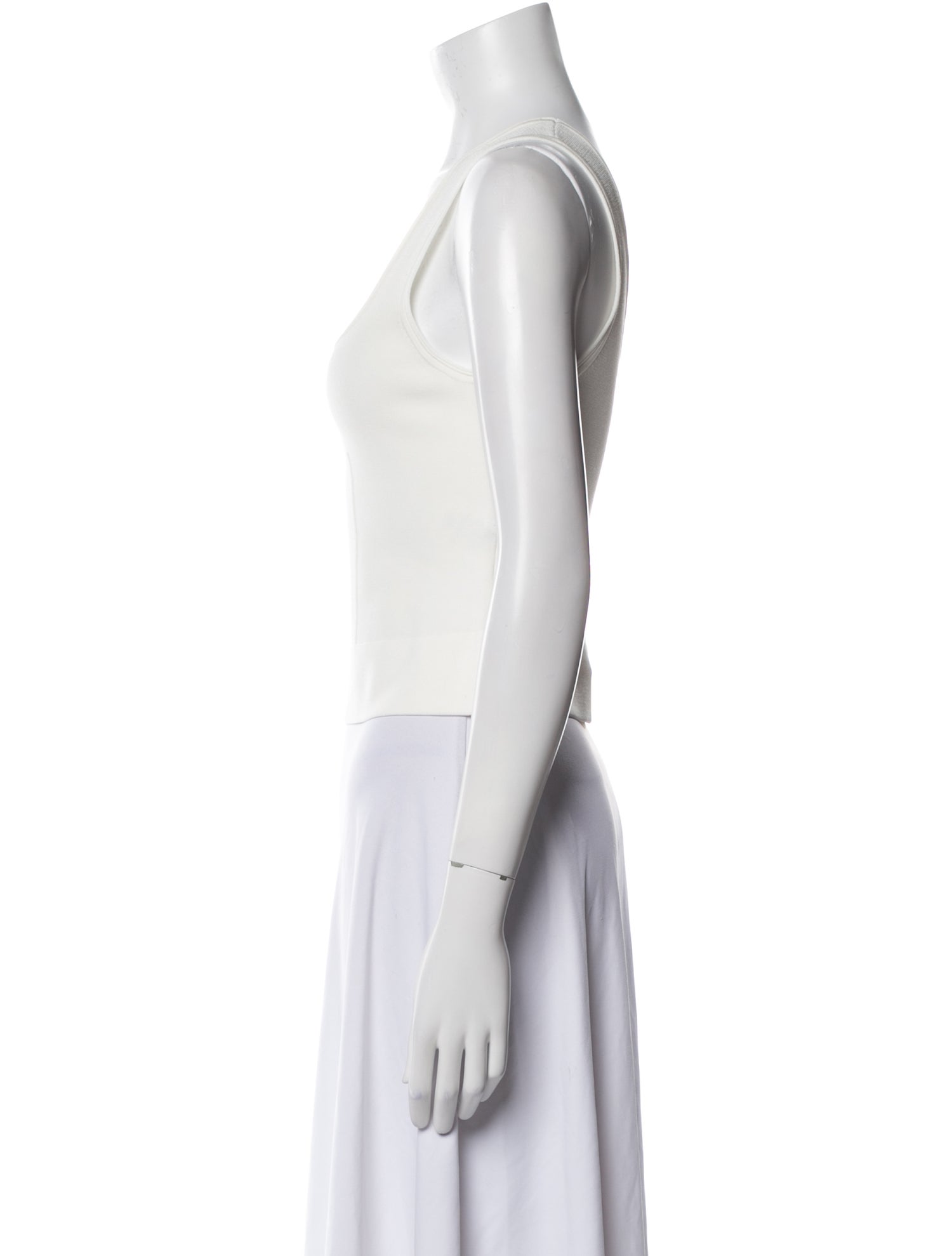 Simkhai Square Neckline Sleeveless Crop Top