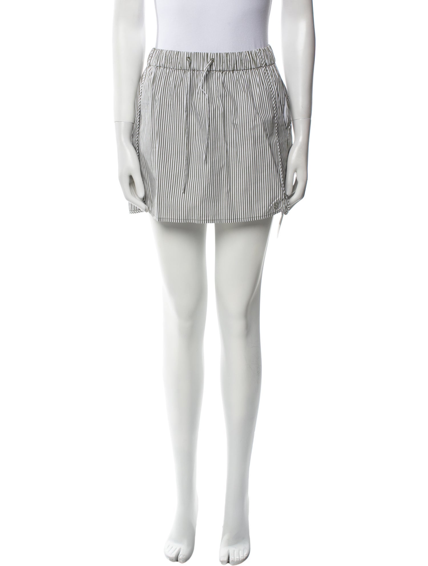 Simkhai Striped Mini Skirt