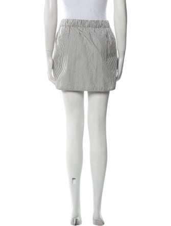 Simkhai Striped Mini Skirt
