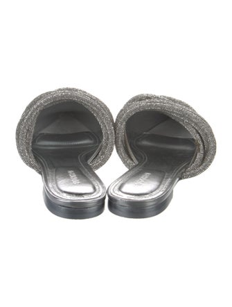 Simkhai Patent Leather Crystal Embellishments Mules