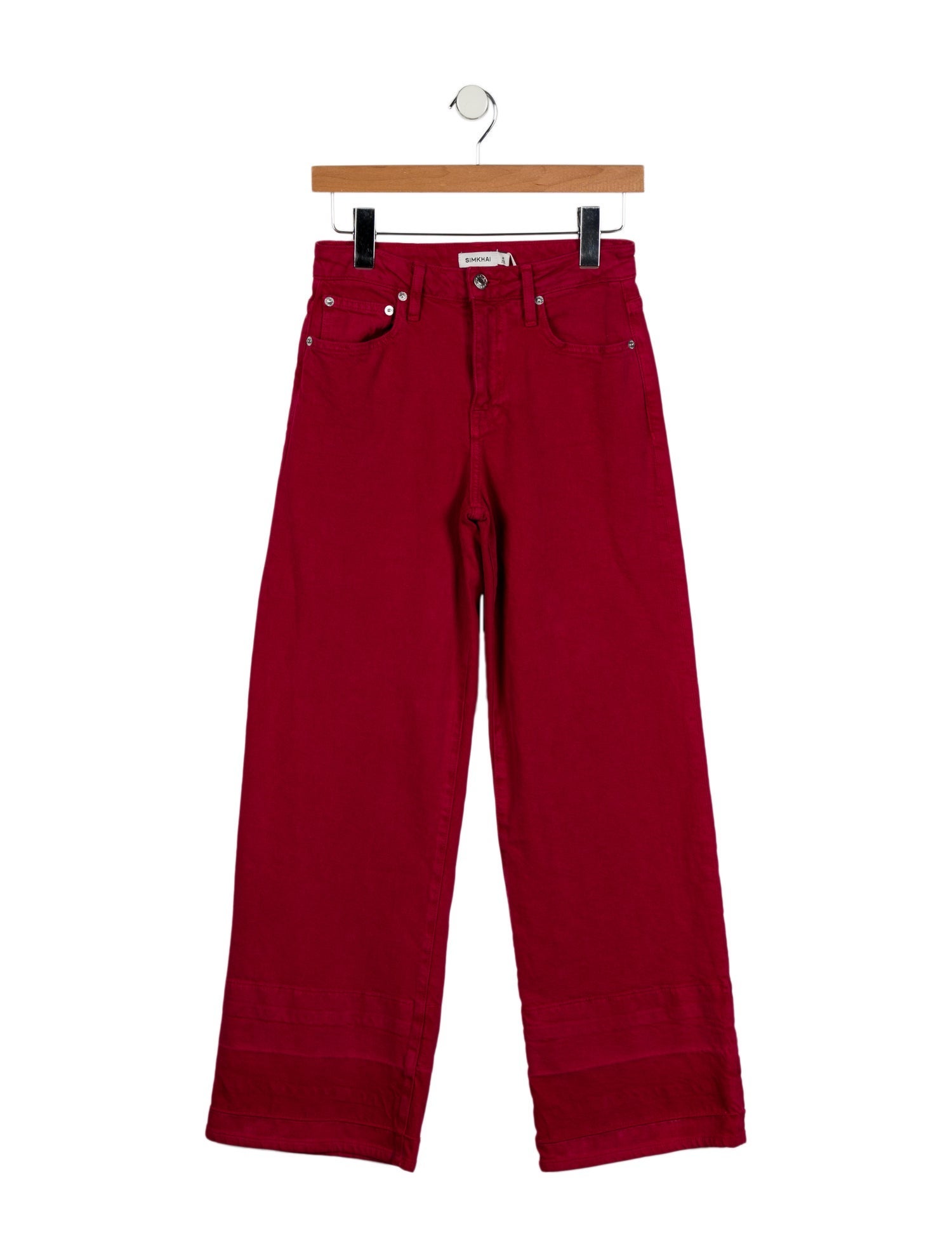 Simkhai Mid-Rise Wide Leg Jeans w/ Tags