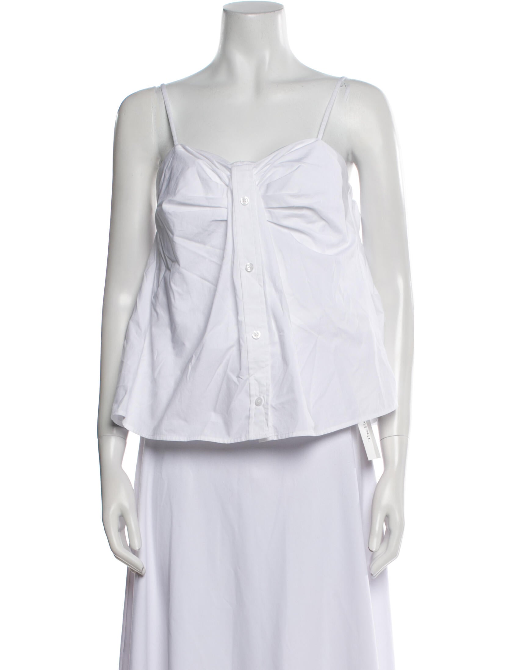 Simkhai Square Neckline Sleeveless Top