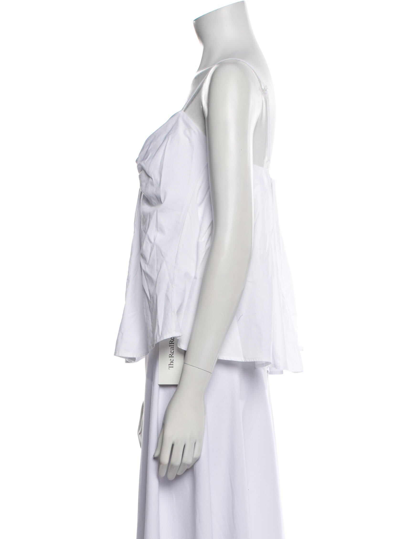 Simkhai Square Neckline Sleeveless Top