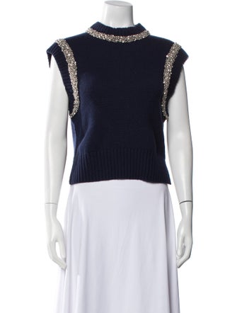 Simkhai Wool Mock Neck Sweater