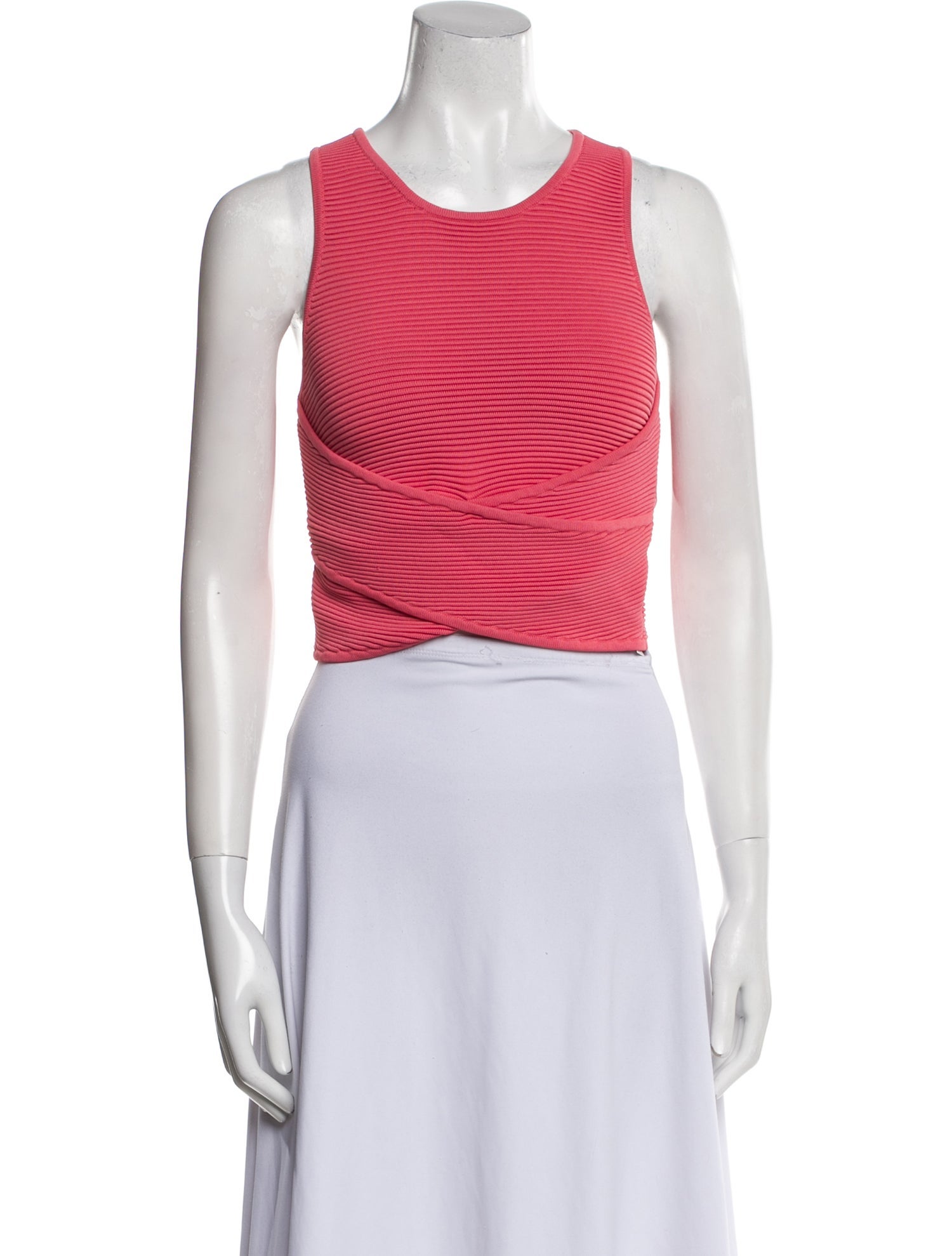 Simkhai Scoop Neck Sleeveless Crop Top