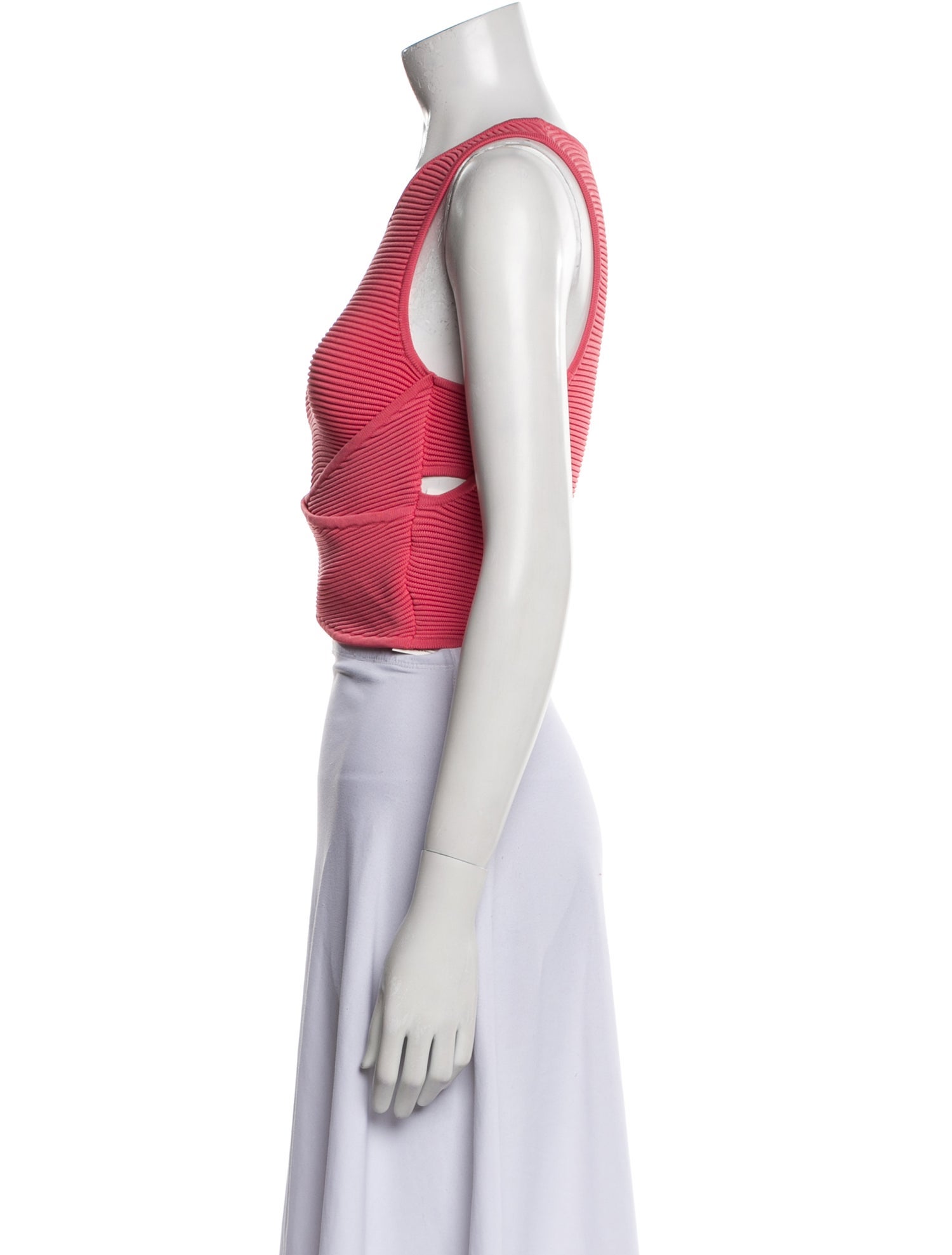Simkhai Scoop Neck Sleeveless Crop Top