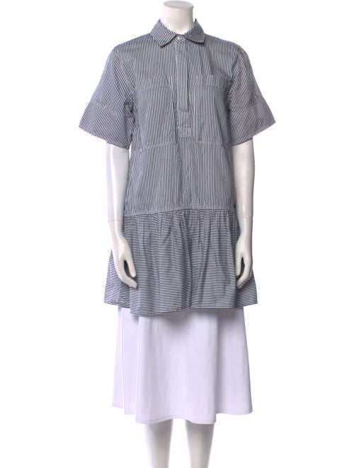 Simkhai Striped Short Sleeve Tunic