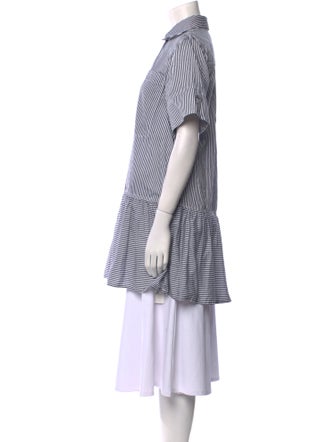 Simkhai Striped Short Sleeve Tunic