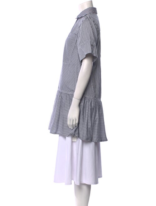 Simkhai Striped Short Sleeve Tunic