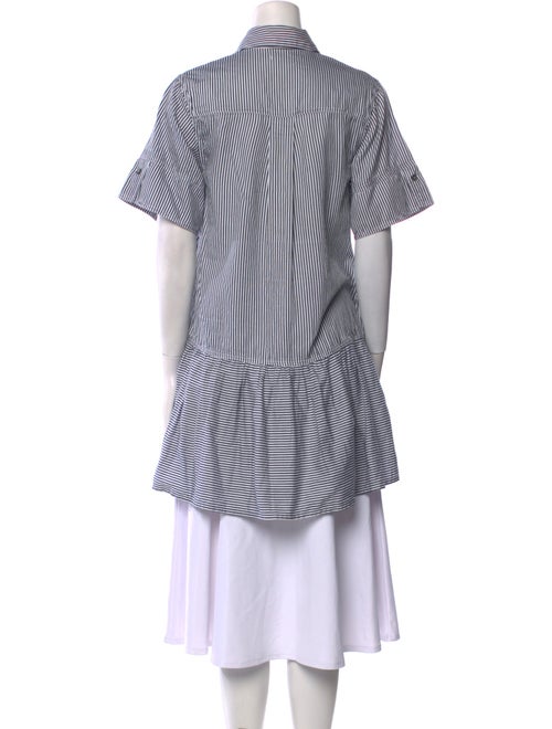 Simkhai Striped Short Sleeve Tunic