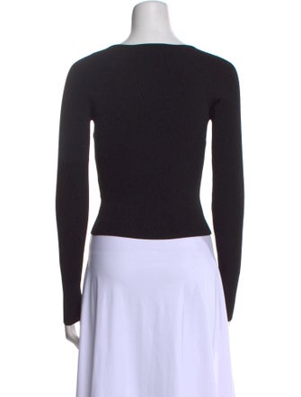 Simkhai Square Neckline Long Sleeve Crop Top