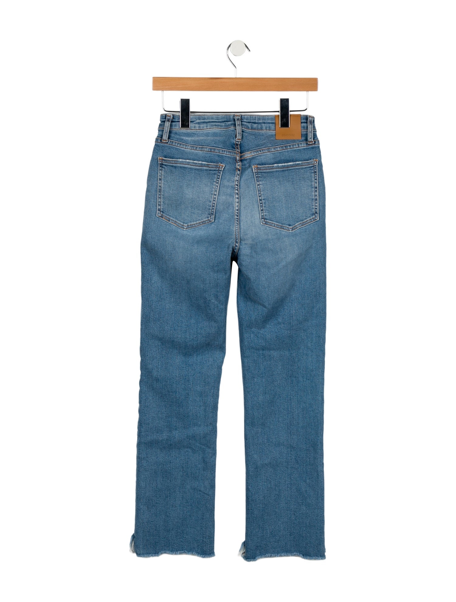 Simkhai Mid-Rise Straight Leg Jeans