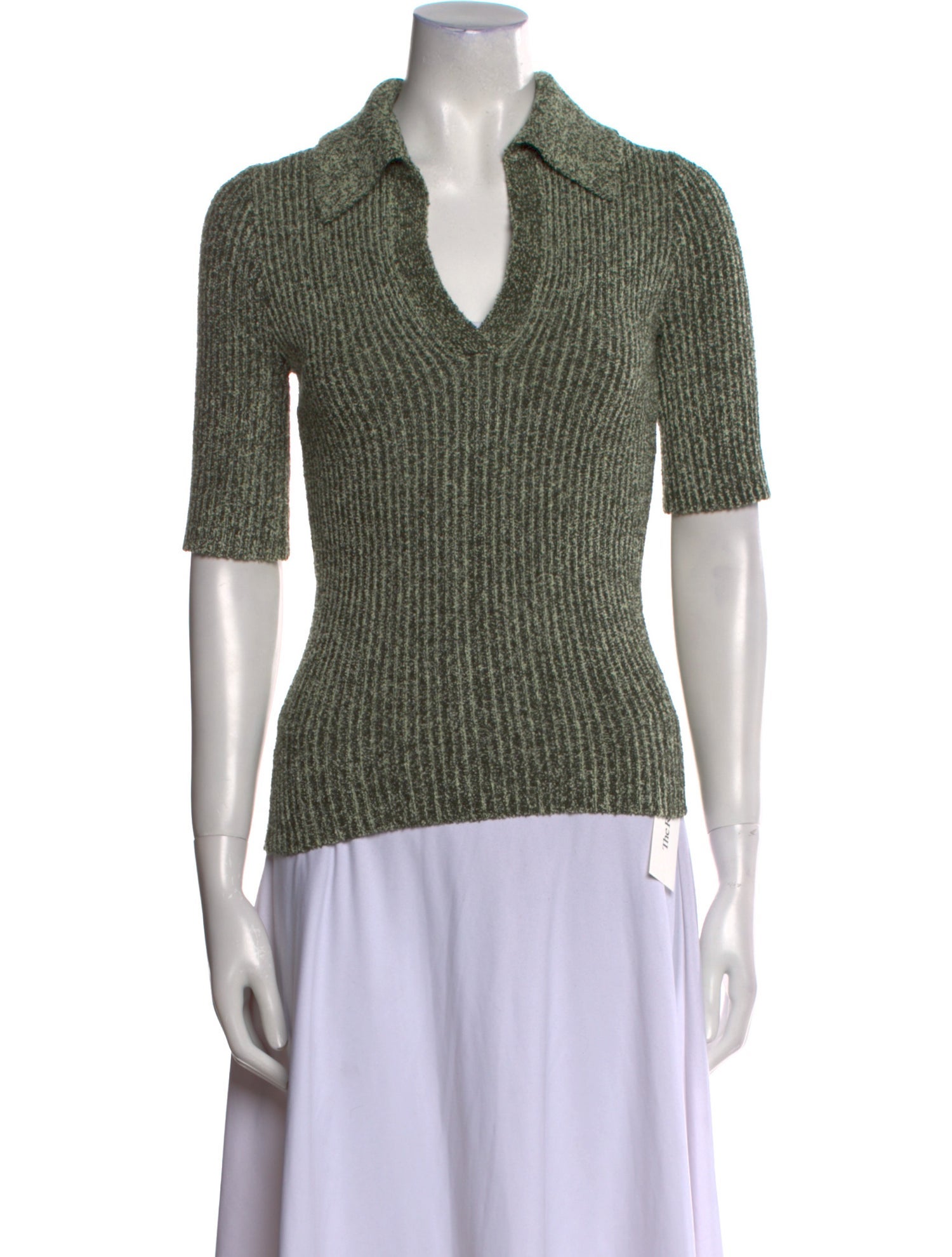 Simkhai V-Neck Short Sleeve Polo w/ Tags