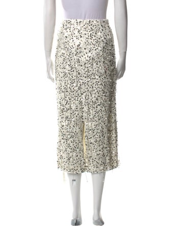 Simkhai Floral Print Midi Length Skirt