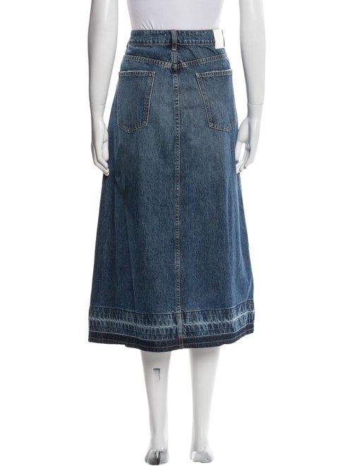 Simkhai Raw-Edge Trim Midi Length Skirt