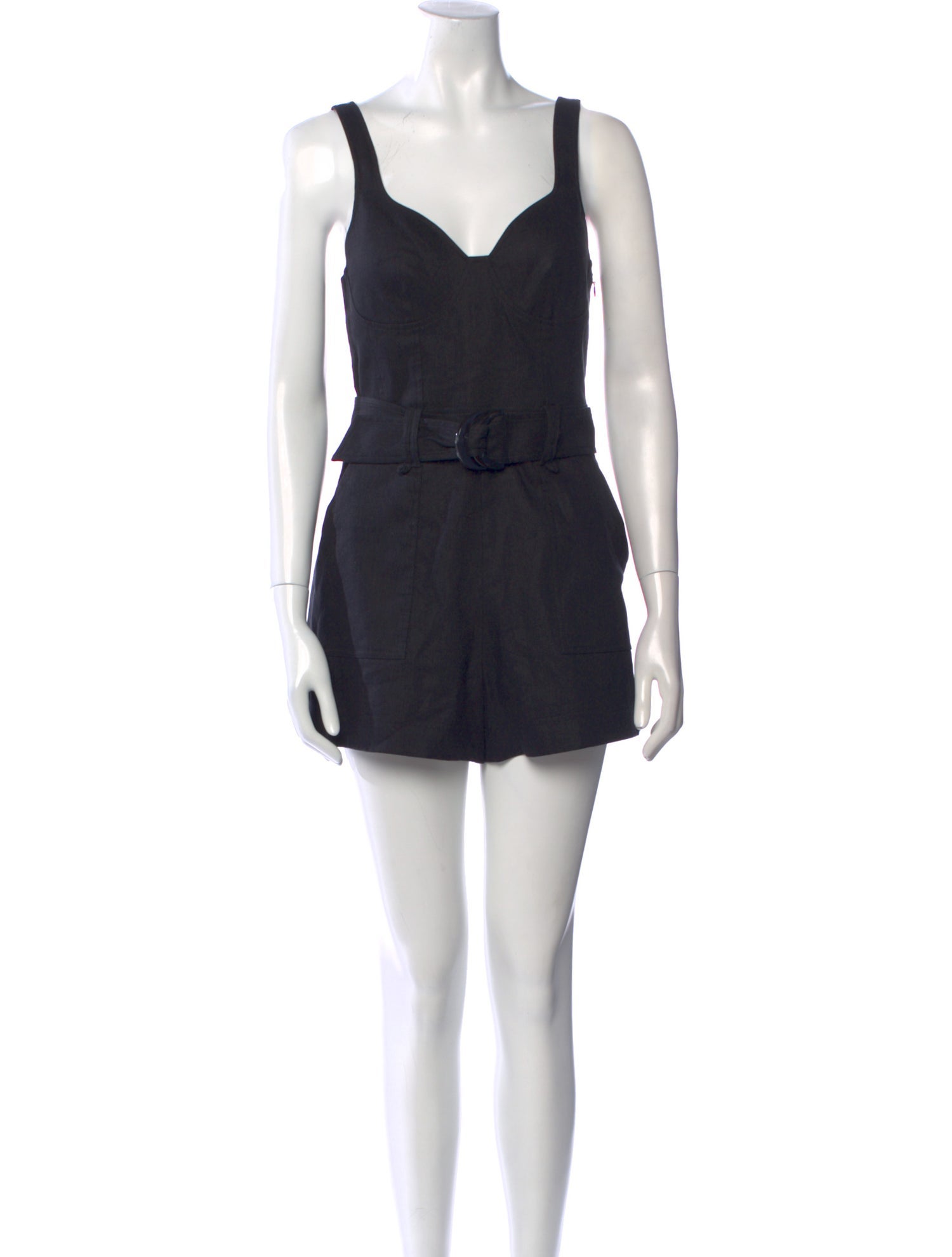 Simkhai Linen V-Neck Romper w/ Tags