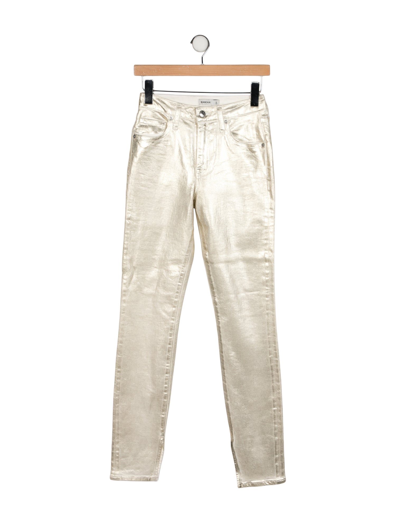 Simkhai Mid-Rise Skinny Leg Jeans