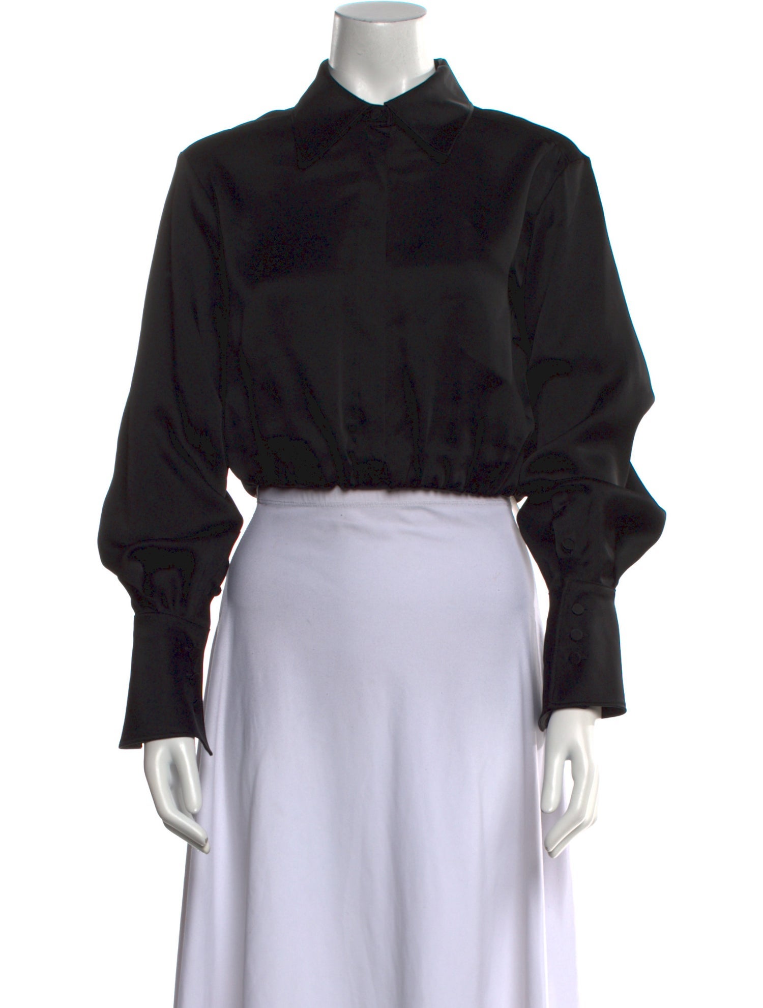 Simkhai Long Sleeve Crop Top