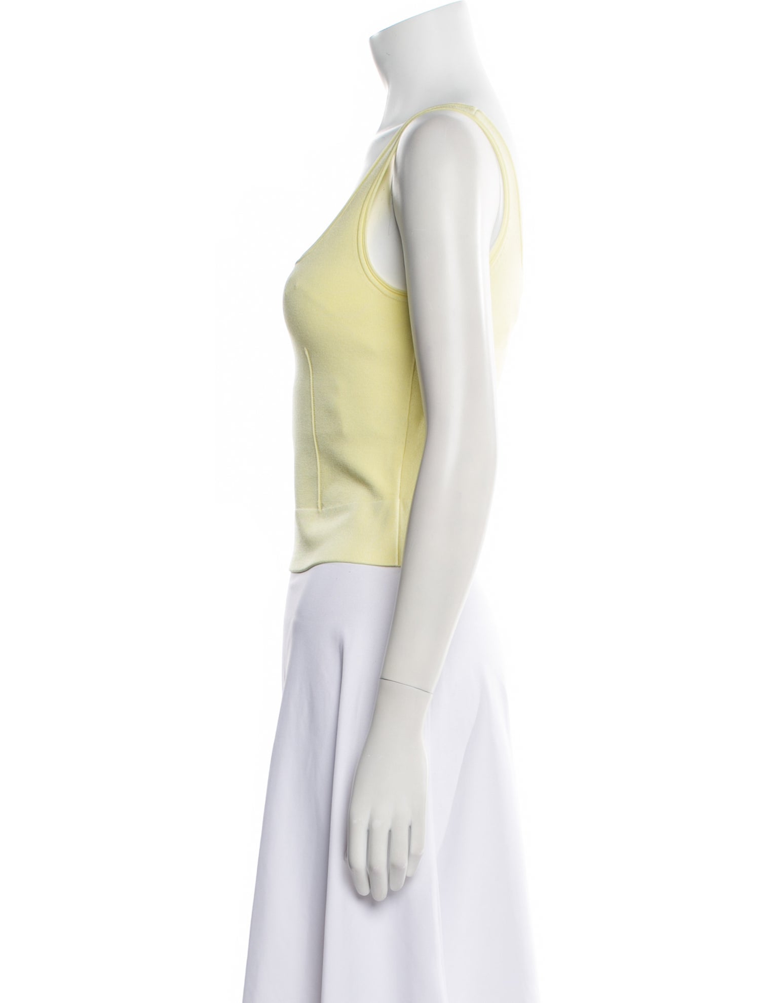 Simkhai Square Neckline Sleeveless Crop Top