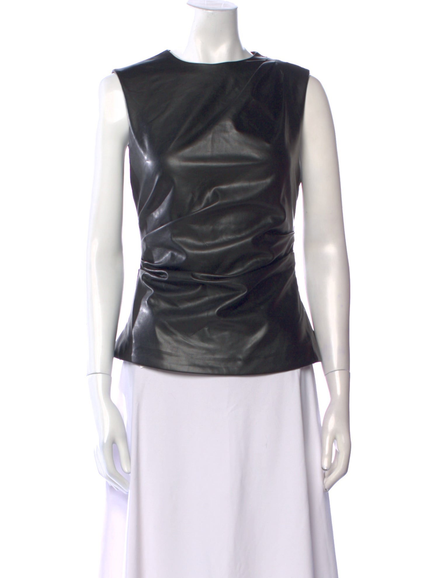 Simkhai Bateau Neckline Sleeveless Top