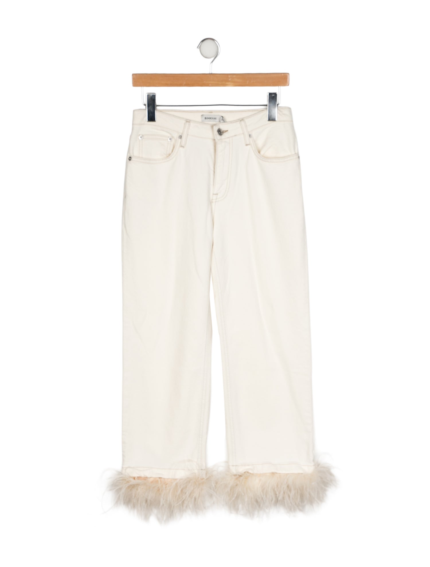 Simkhai Mid-Rise Wide Leg Jeans w/ Tags