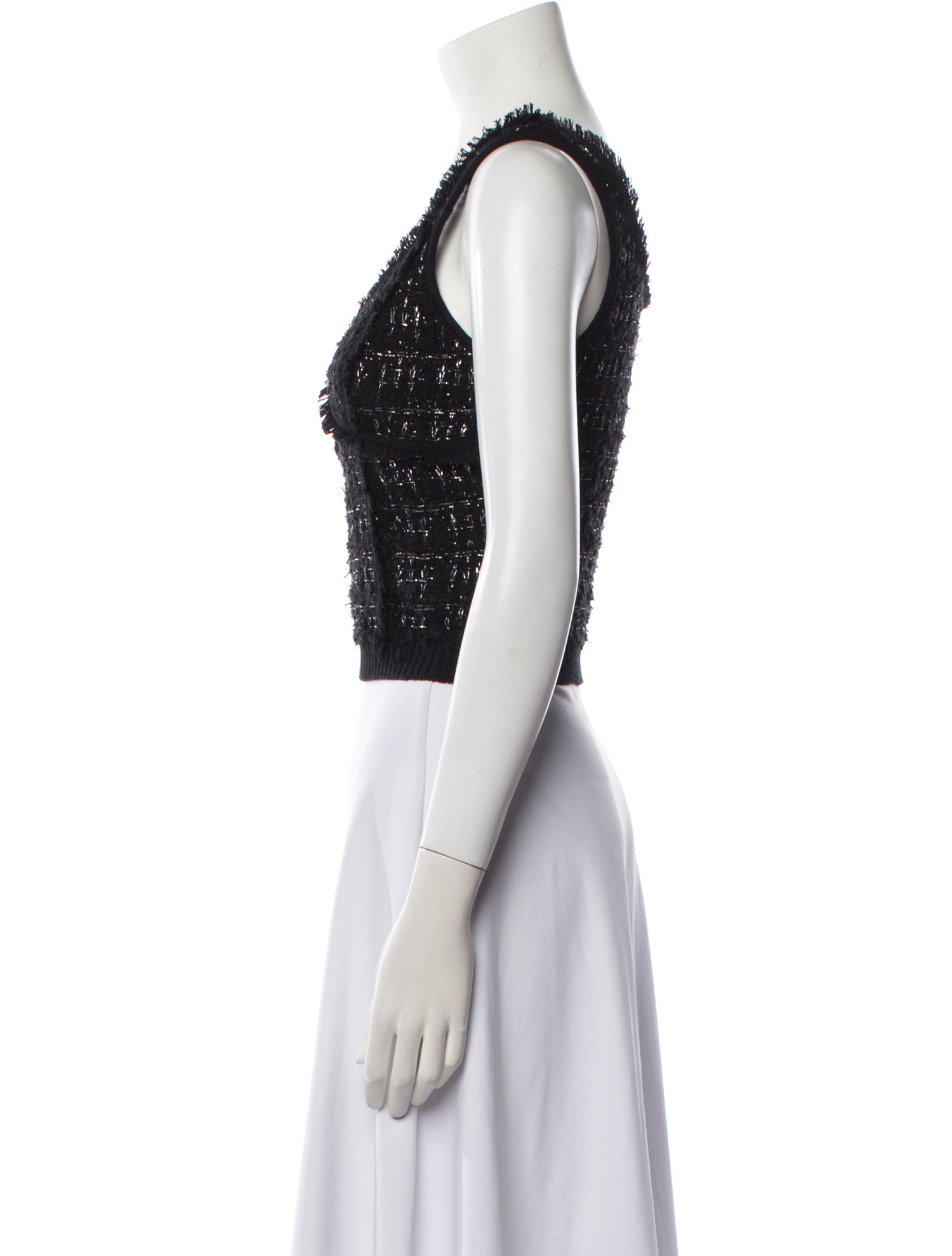 Simkhai Scoop Neck Sleeveless Crop Top