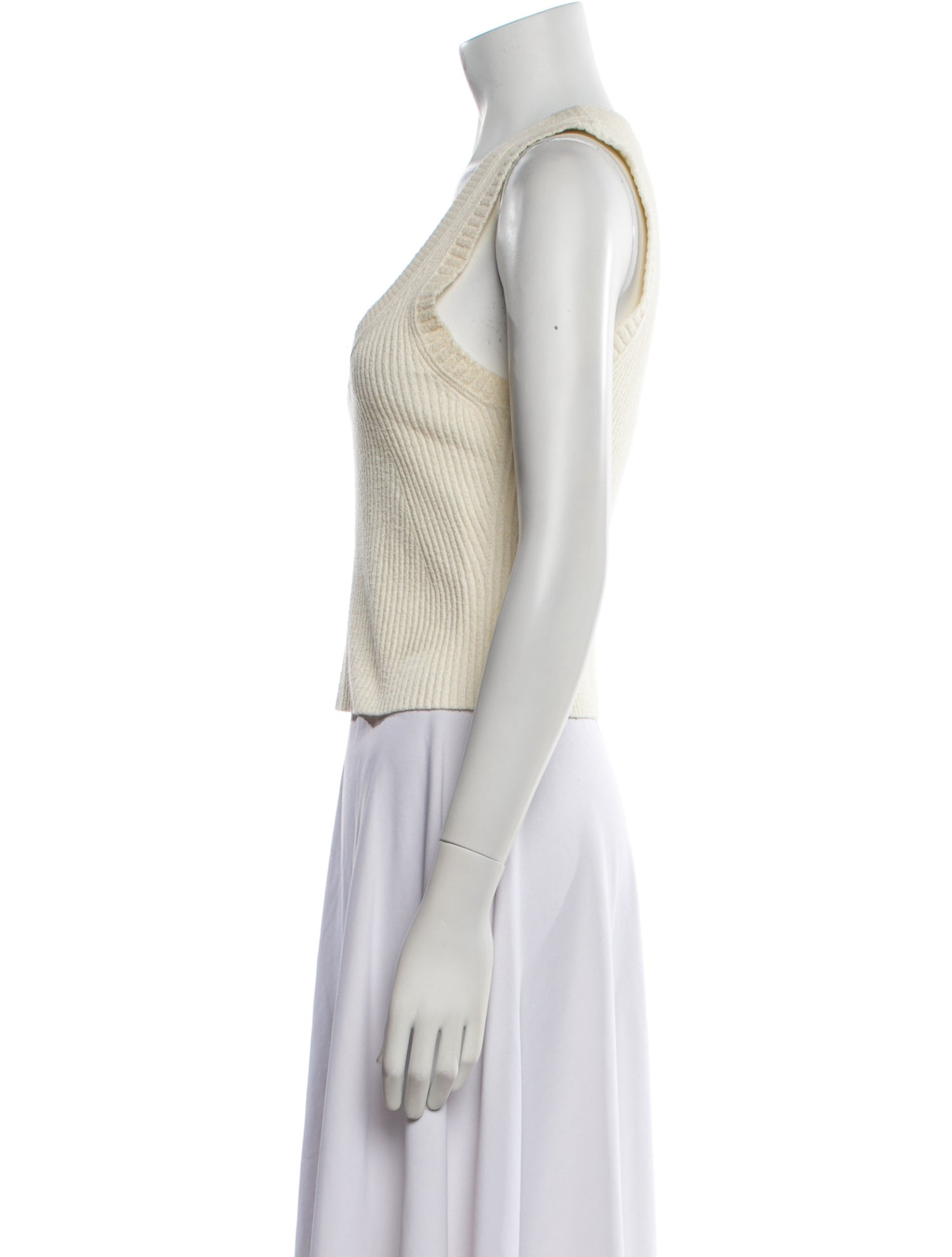 Simkhai Scoop Neck Sleeveless Crop Top