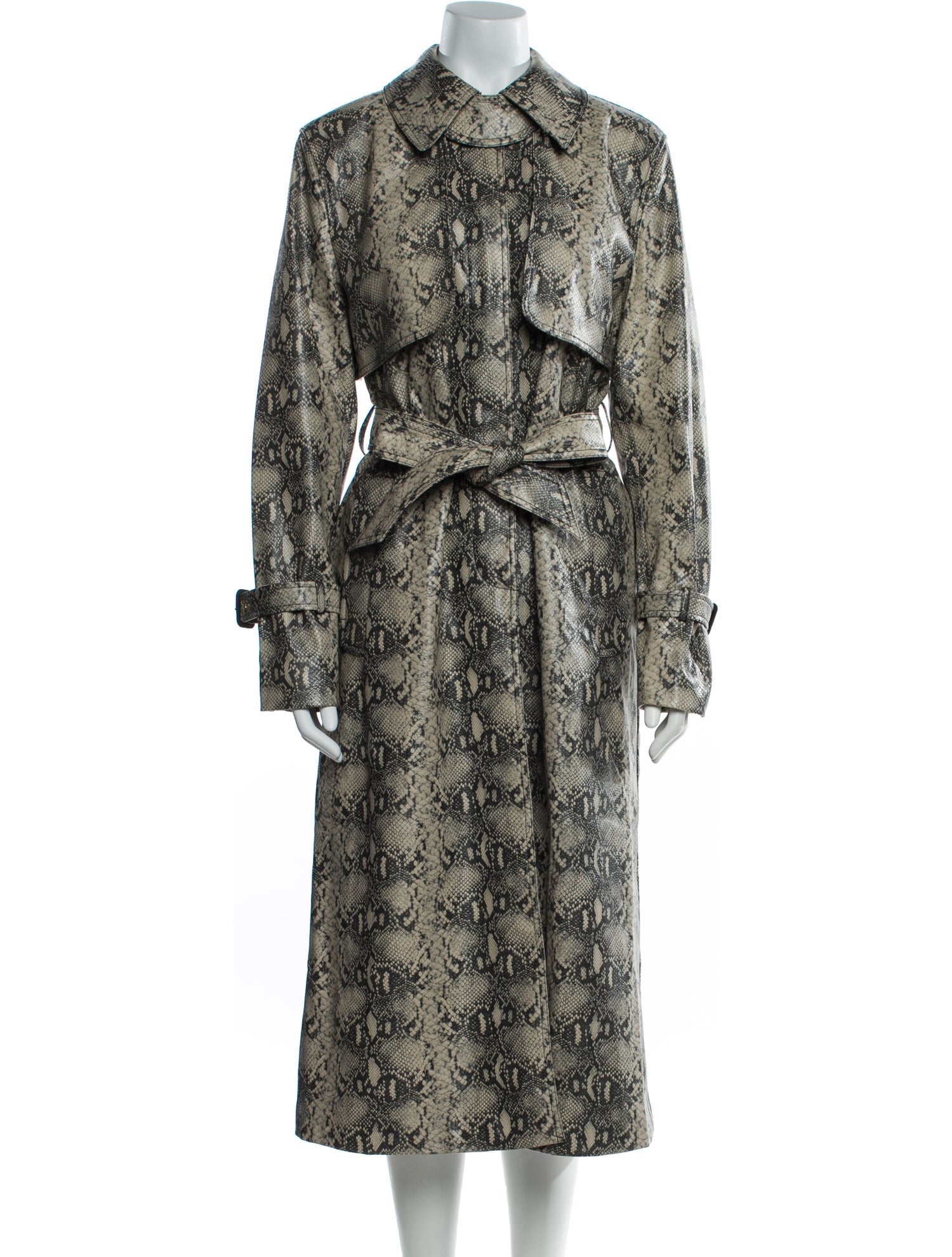 Simkhai Animal Print Trench Coat w/ Tags