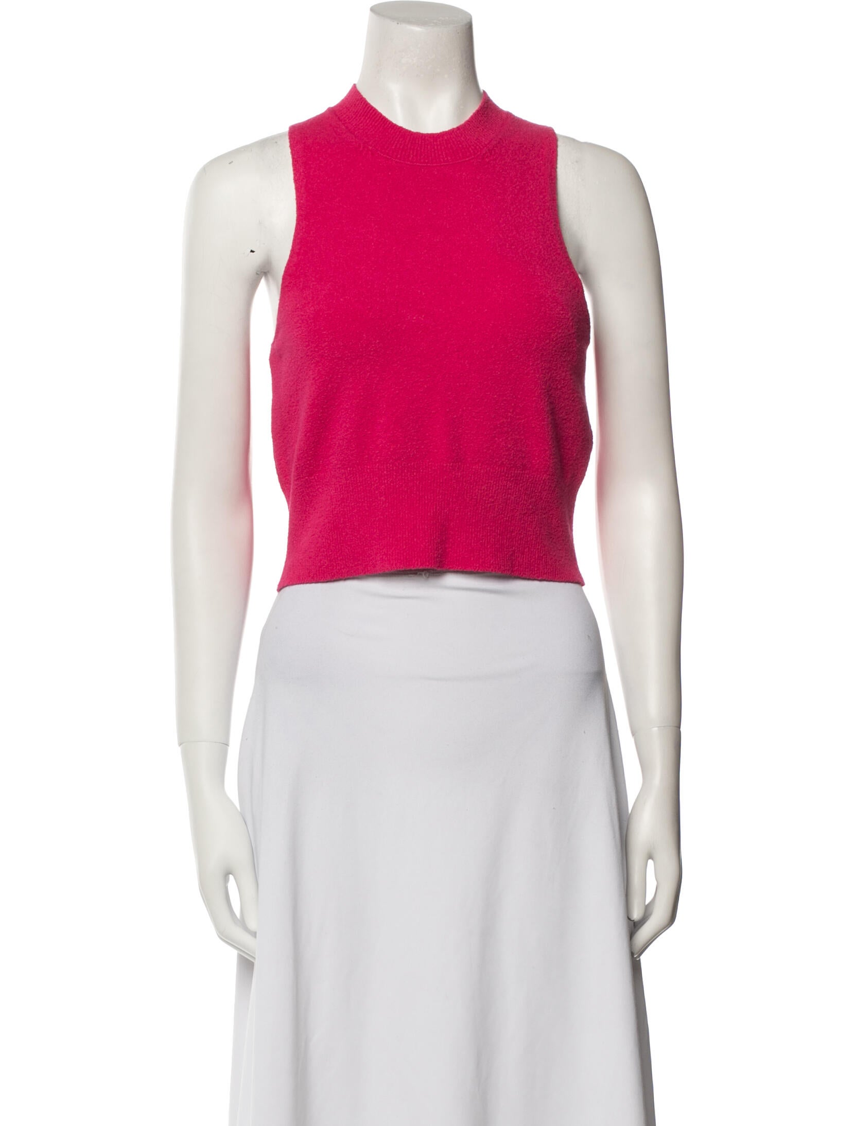 Simkhai Nylon Crew Neck Crop Top