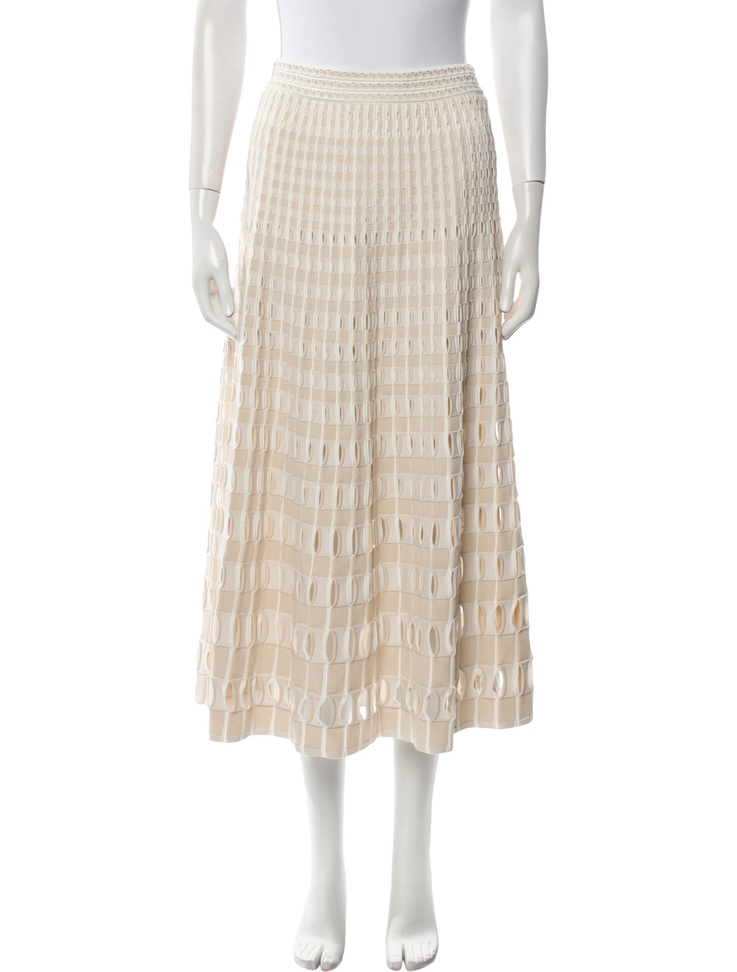 Simkhai Lace Pattern Midi Length Skirt w/ Tags