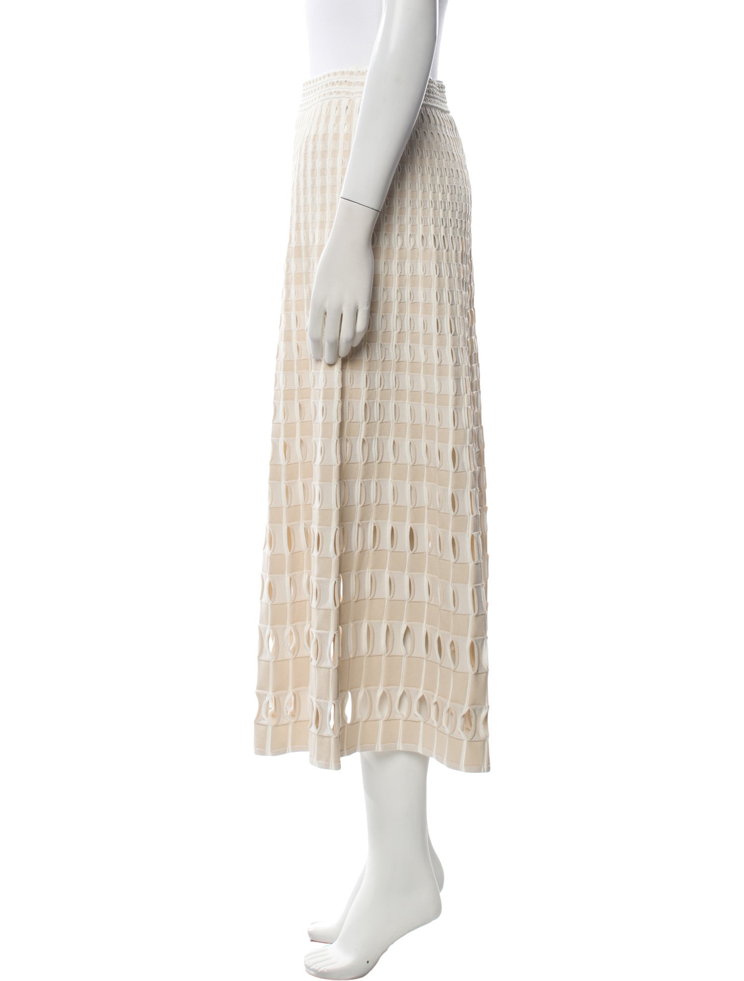 Simkhai Lace Pattern Midi Length Skirt w/ Tags