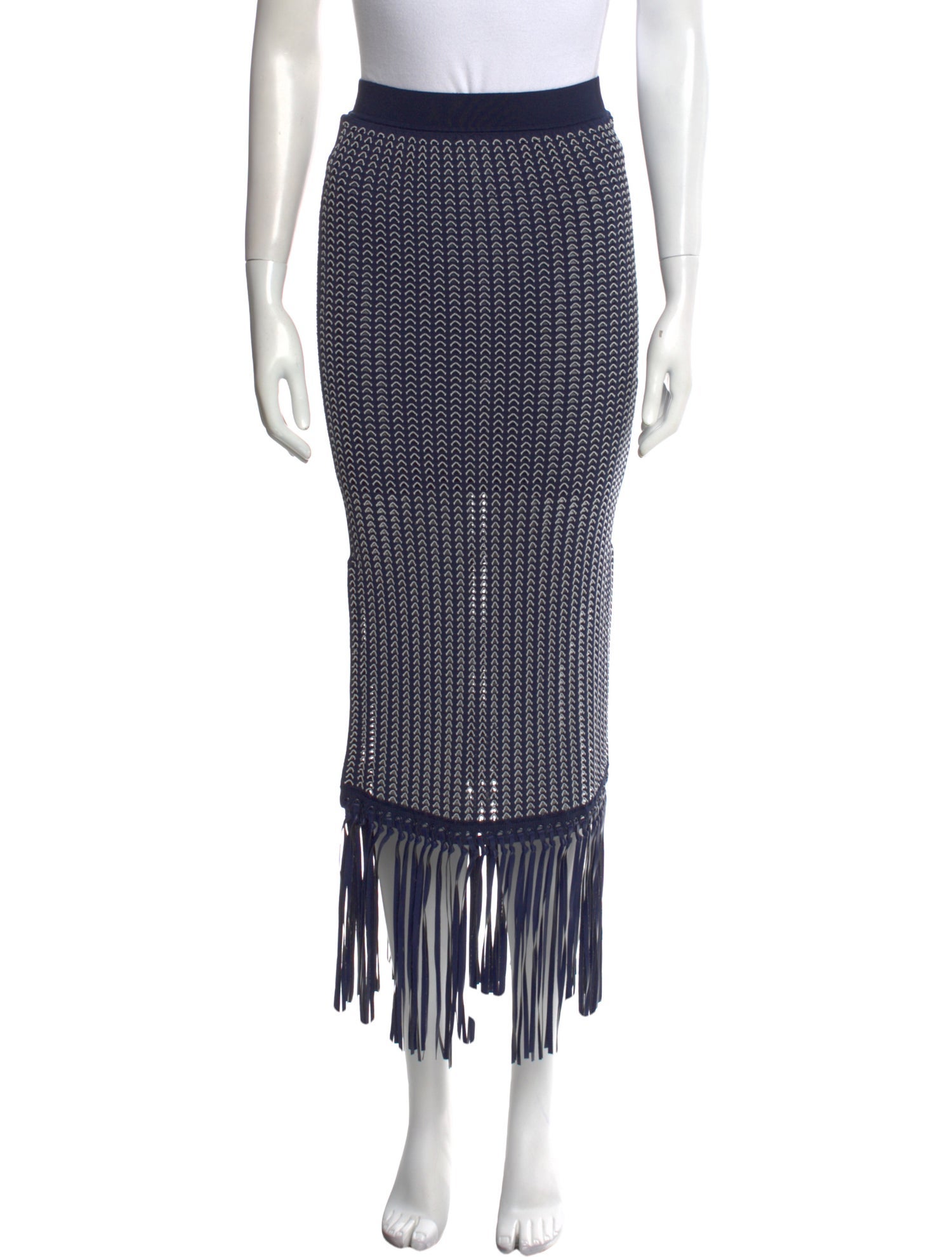 Simkhai Printed Midi Length Skirt