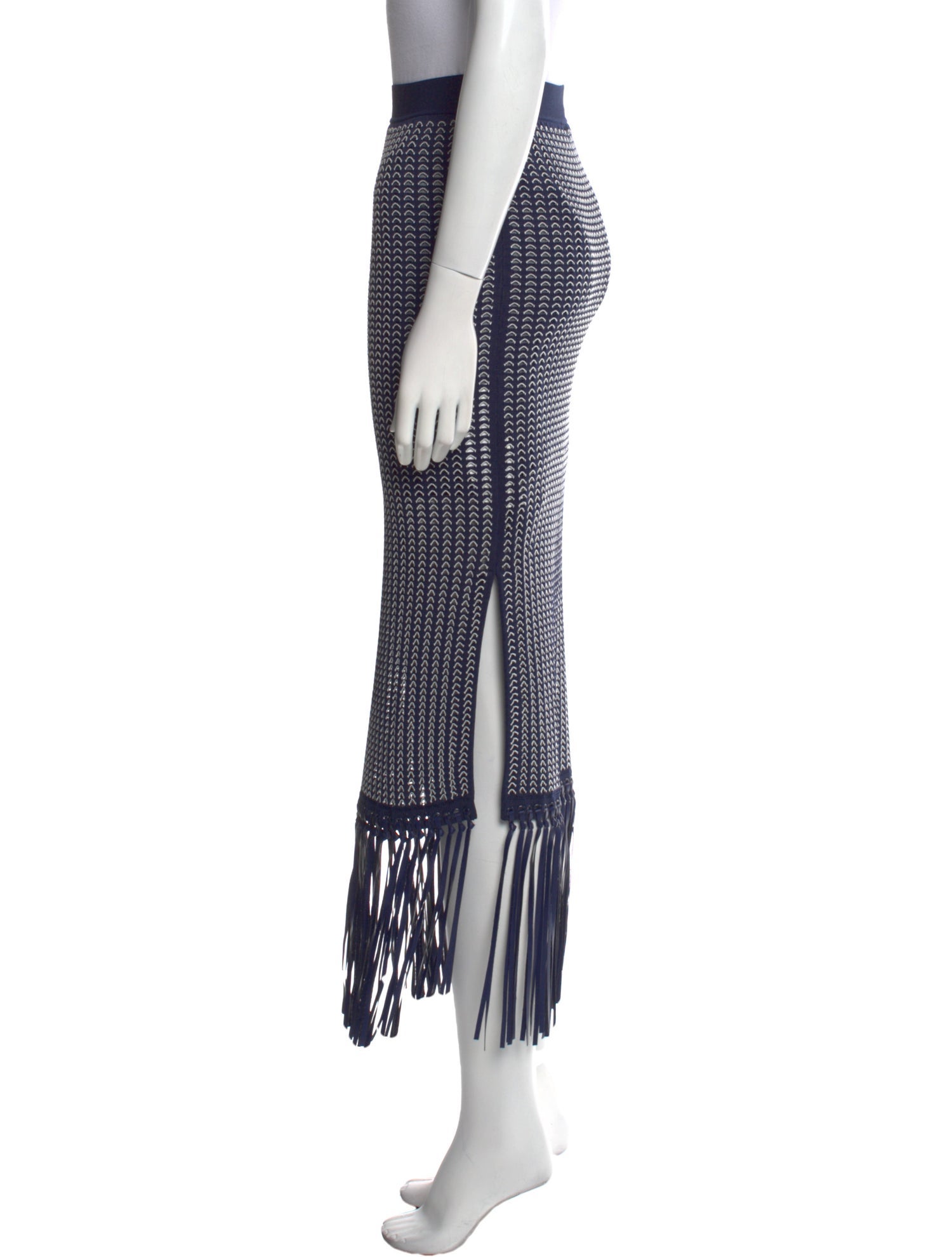 Simkhai Printed Midi Length Skirt