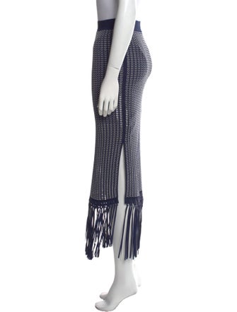 Simkhai Printed Midi Length Skirt