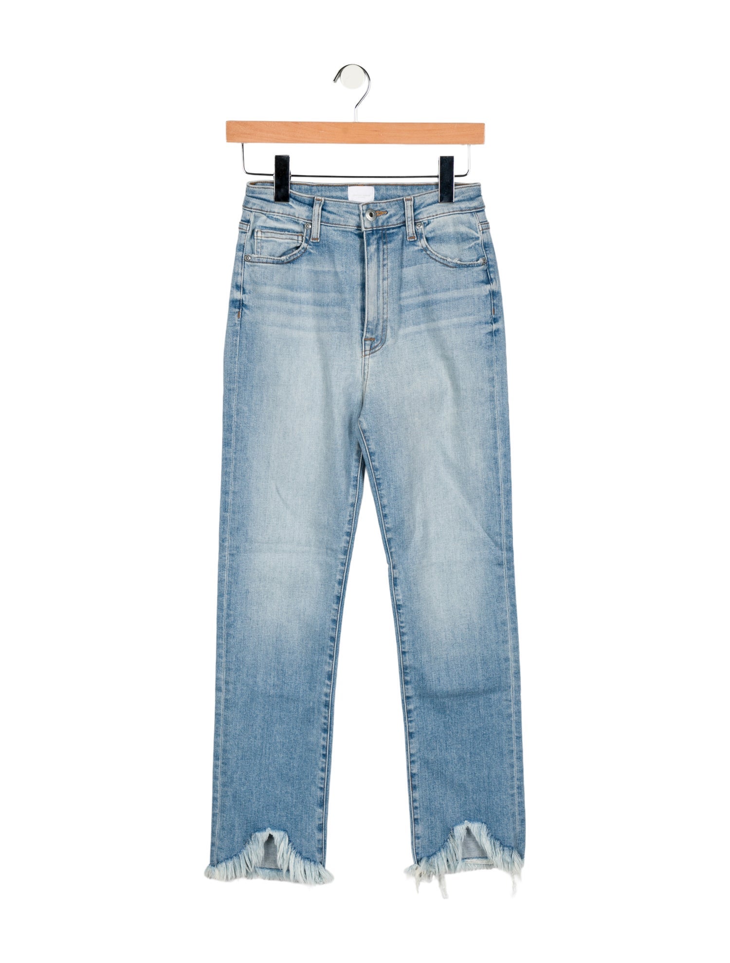 Simkhai High-Rise Straight Leg Jeans