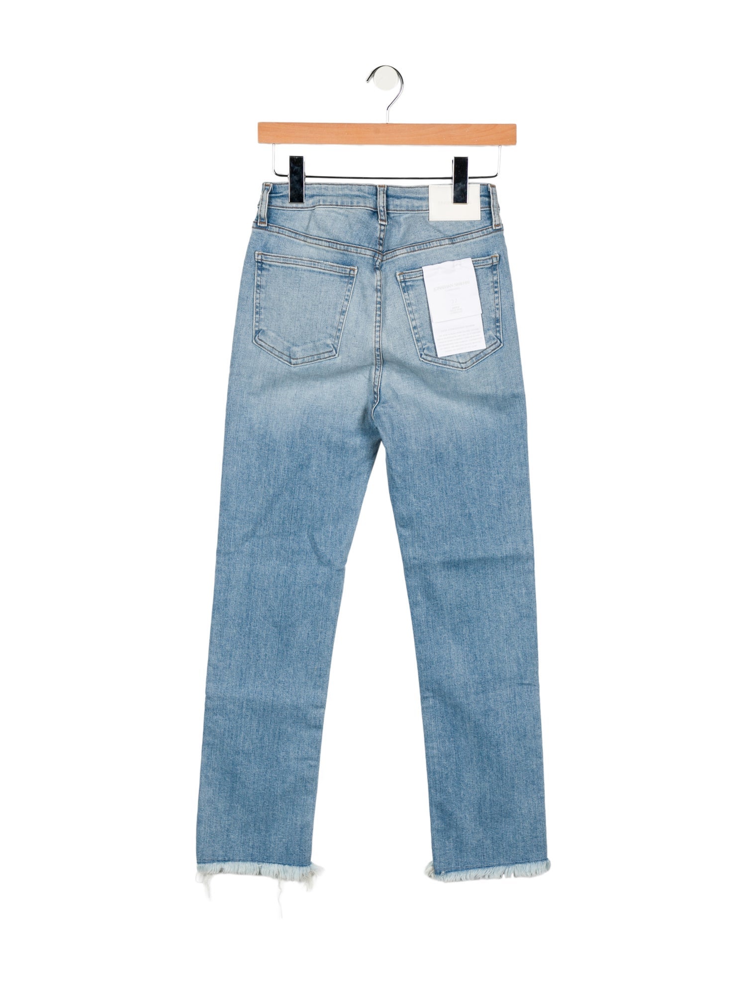 Simkhai High-Rise Straight Leg Jeans
