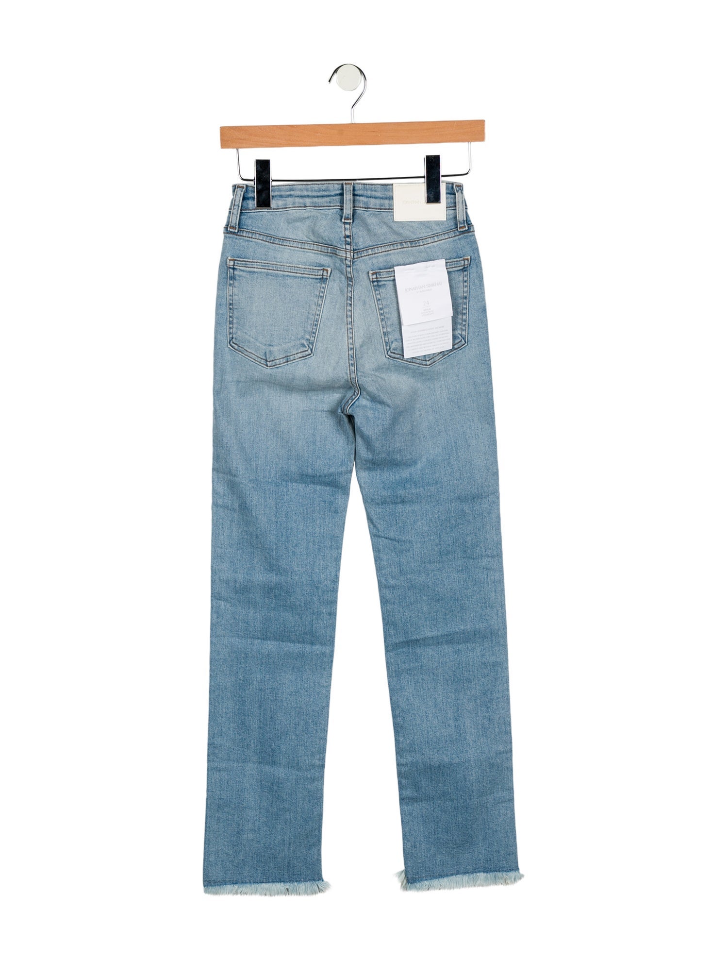 Simkhai Mid-Rise Straight Leg Jeans w/ Tags