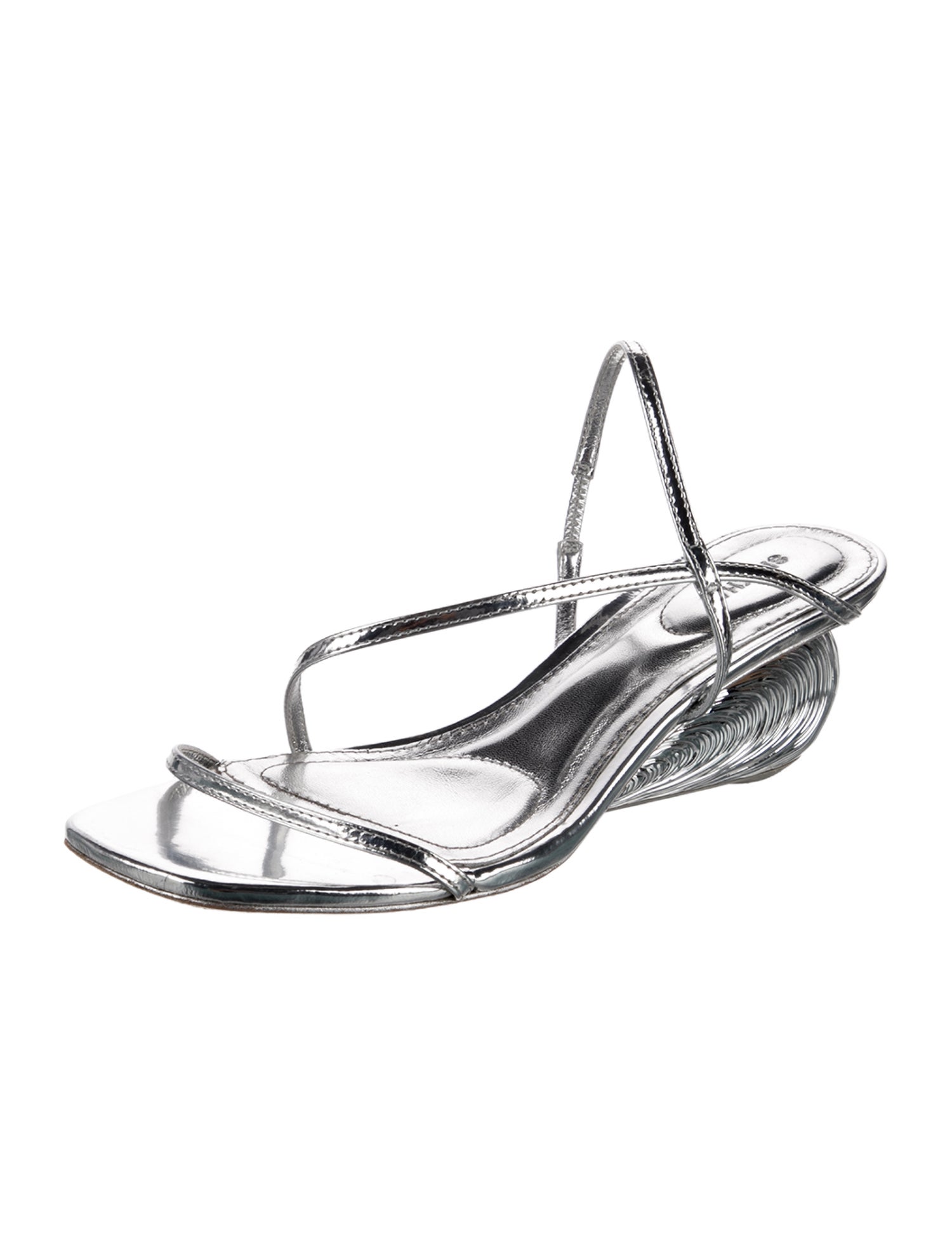 Simkhai Leather Slingback Sandals