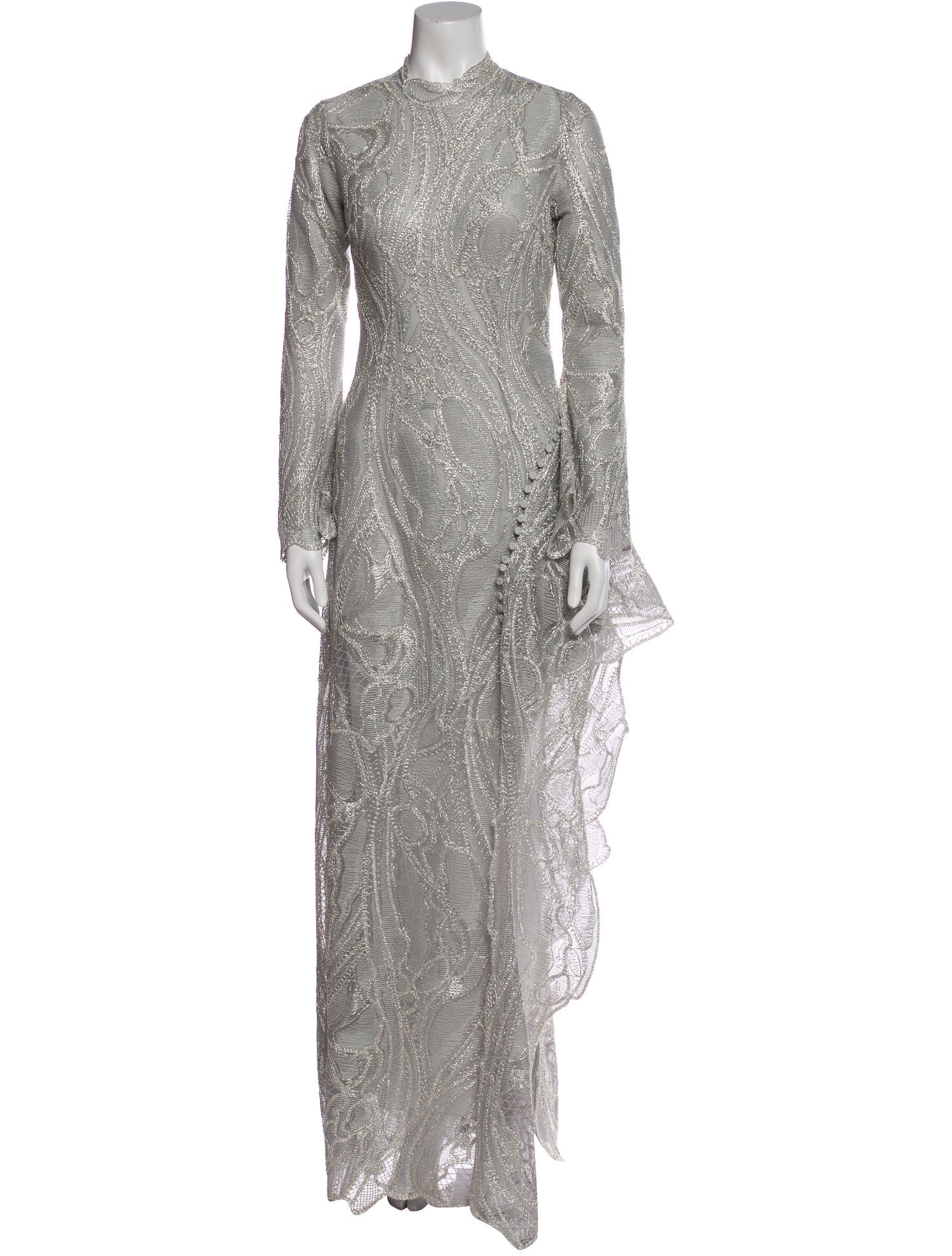 Simkhai Mock Neck Long Dress w/ Tags