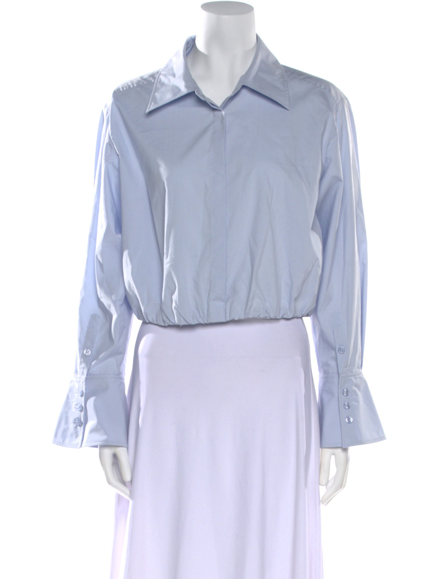 Simkhai Long Sleeve Crop Top